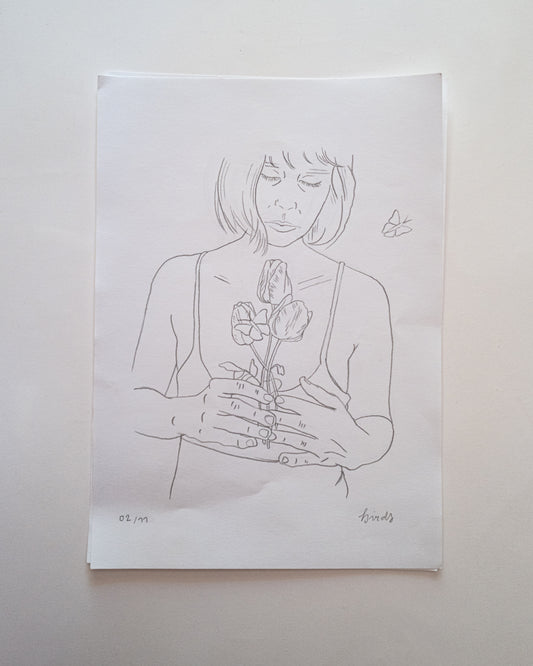 Croquis "Là où vont les larmes".