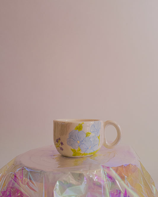 Tasse "plus de fleurs svp".