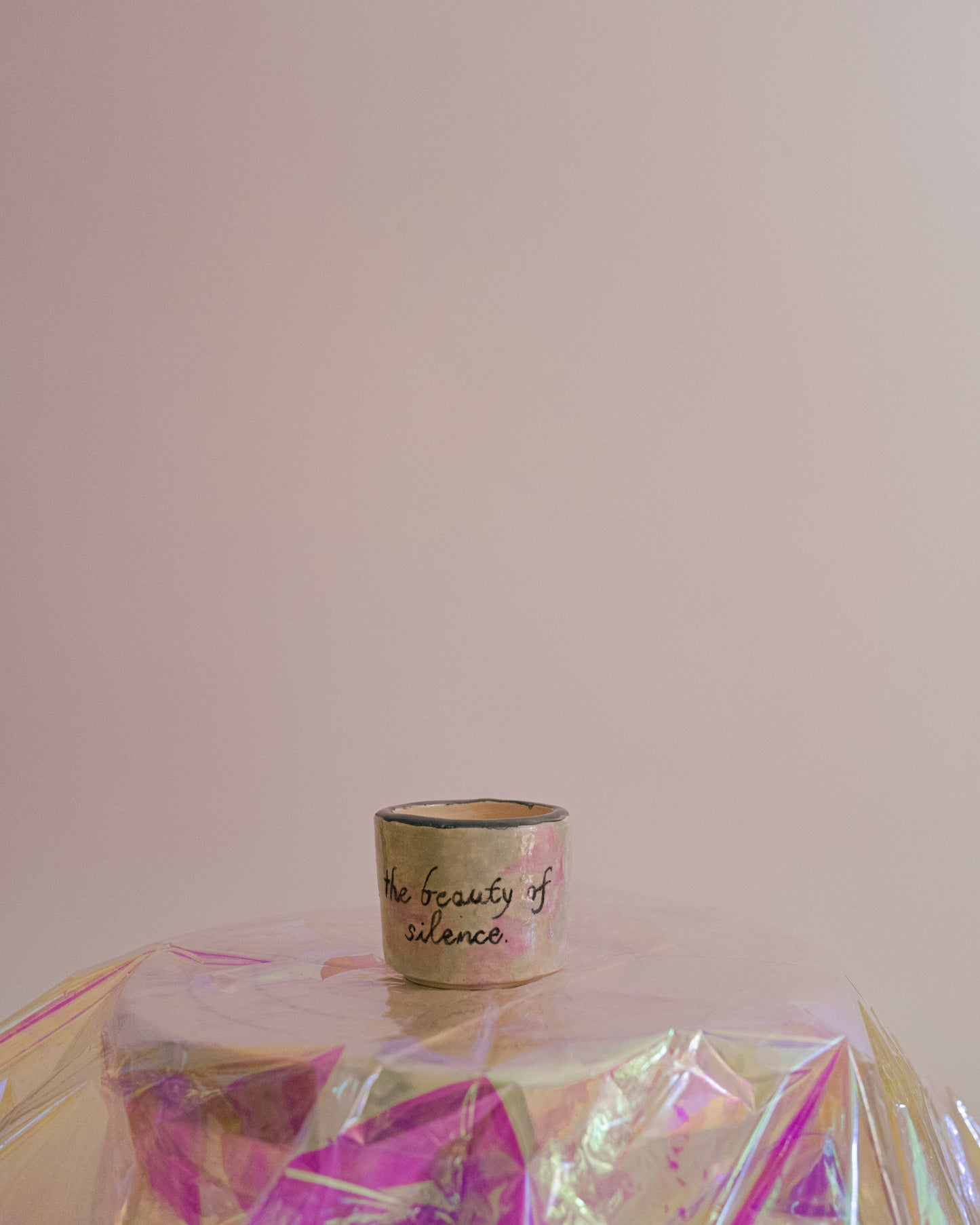 Tasse à expresso "the beauty of silence".