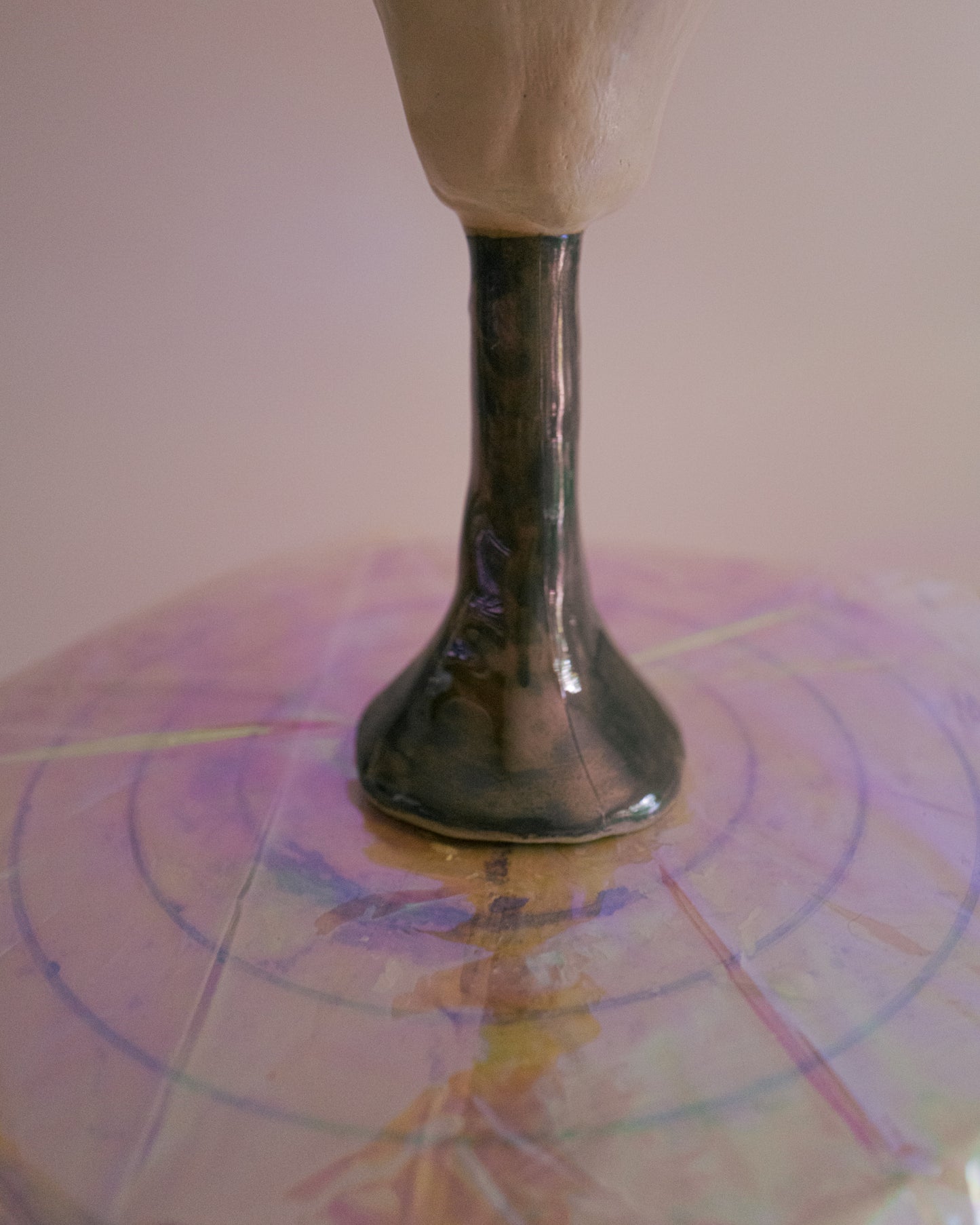 Bougeoir “Chant de Lumière”. (simple)