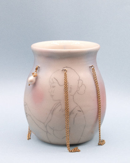 Vase BIRDS X ODE. "Ne pas fuir la lumière".