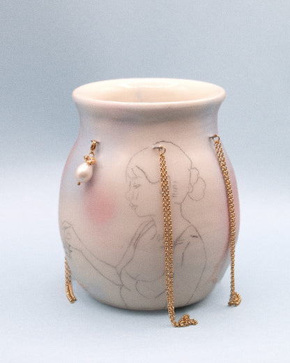 Vase BIRDS X ODE. "Ne pas fuir la lumière".