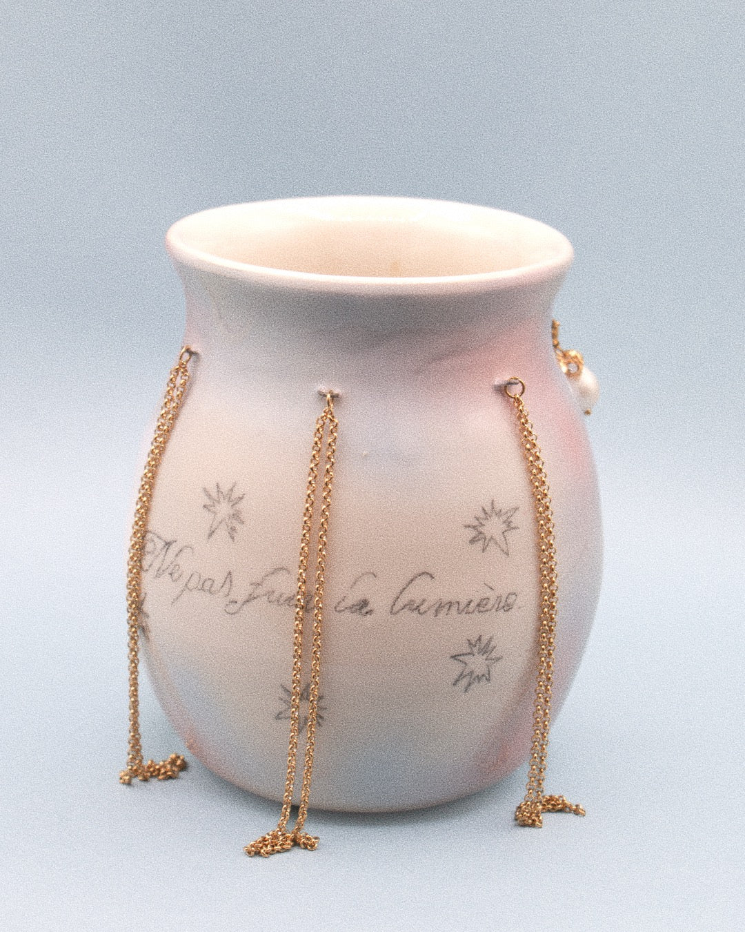 Vase BIRDS X ODE. "Ne pas fuir la lumière".