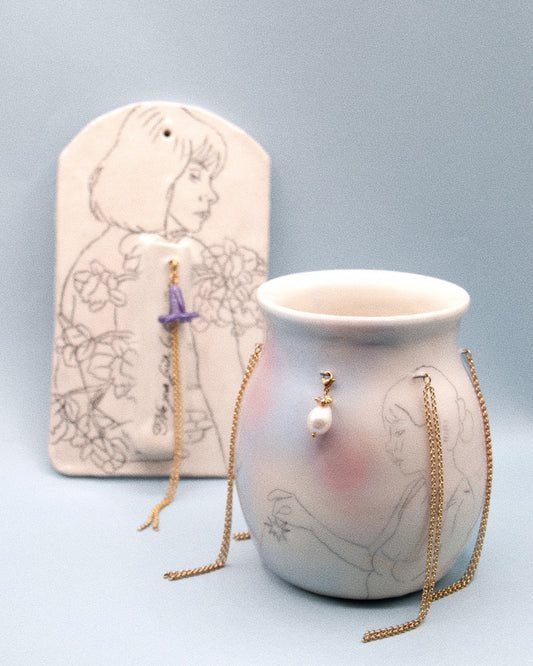 Vase BIRDS X ODE. "Ne pas fuir la lumière".