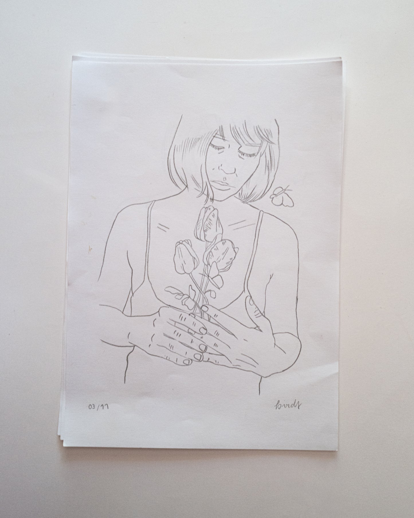 Croquis "Là où vont les larmes".