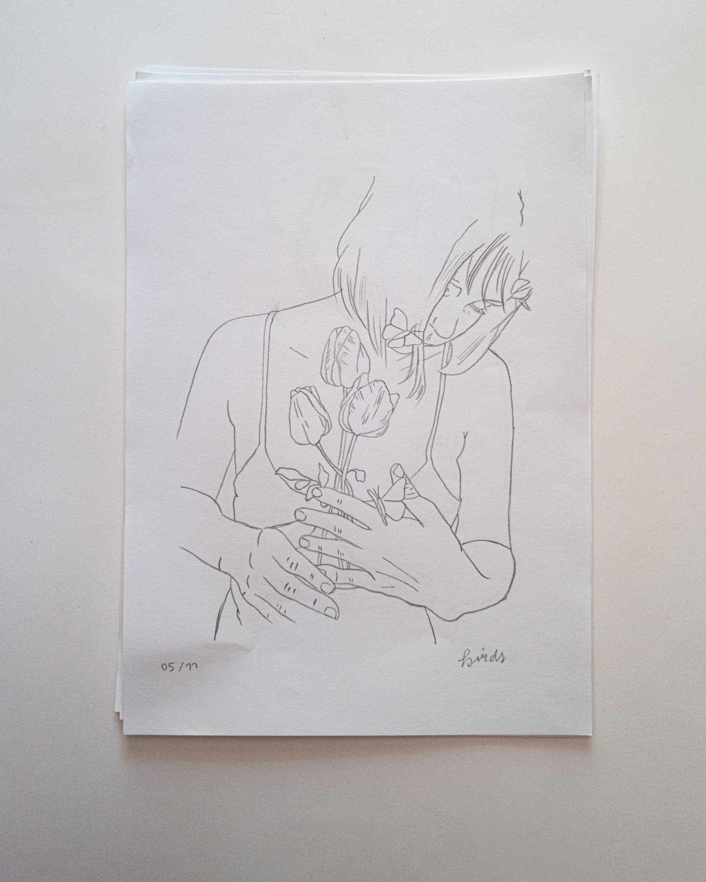 Croquis "Là où vont les larmes".