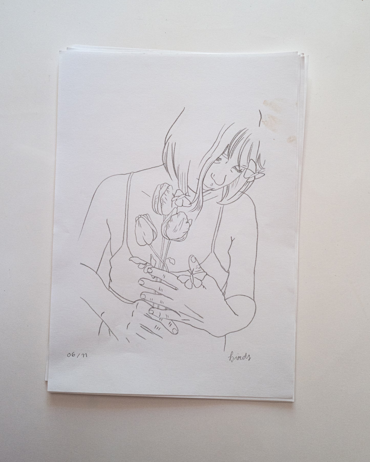 Croquis "Là où vont les larmes".