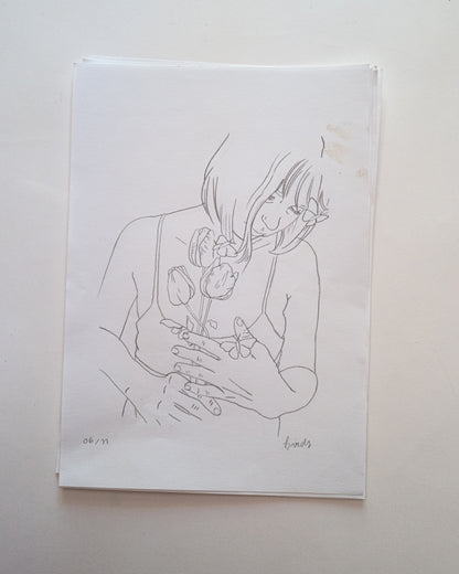 Croquis "Là où vont les larmes".