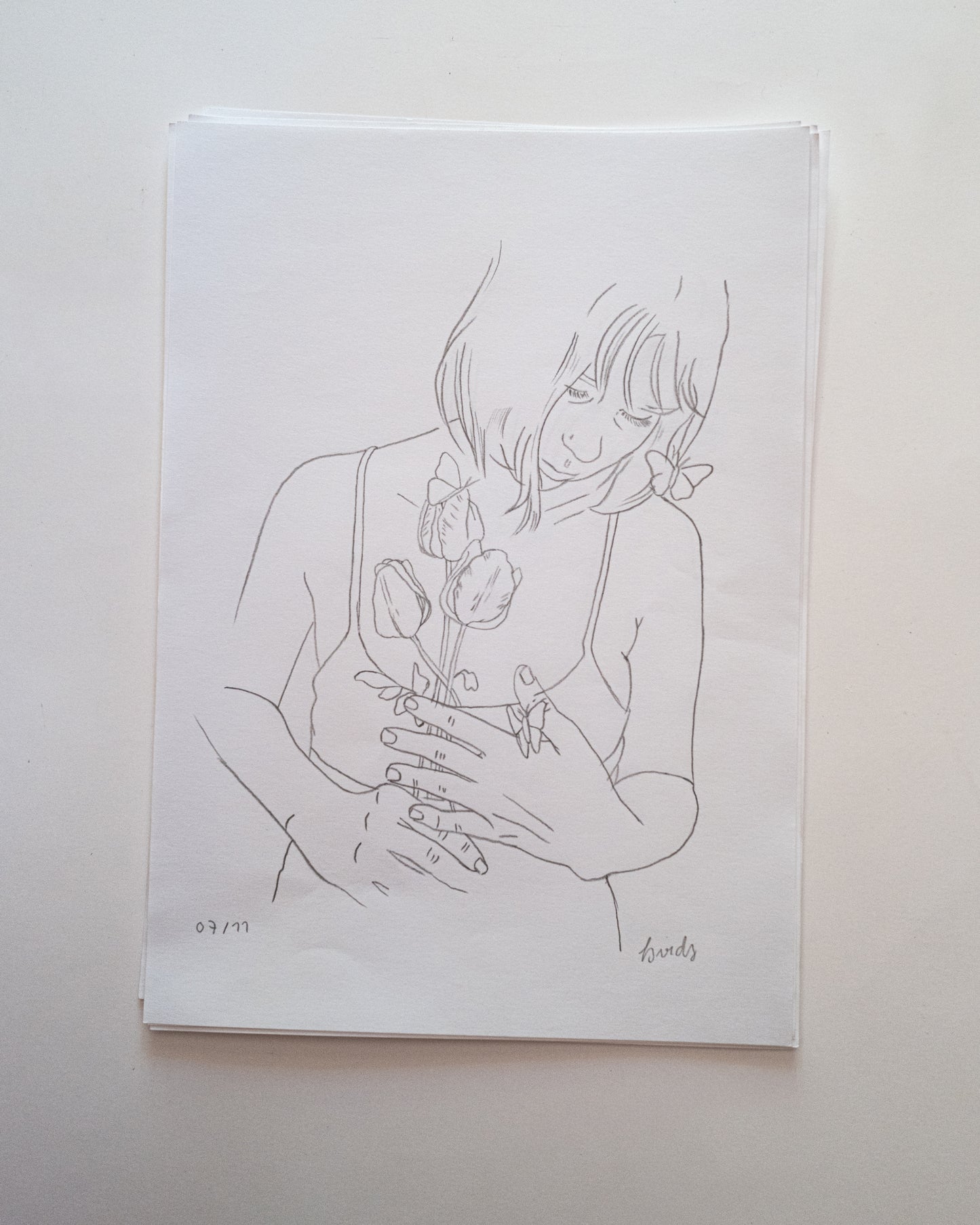 Croquis "Là où vont les larmes".