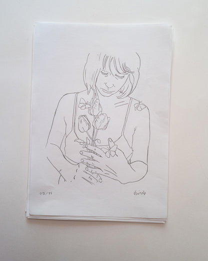 Croquis "Là où vont les larmes".