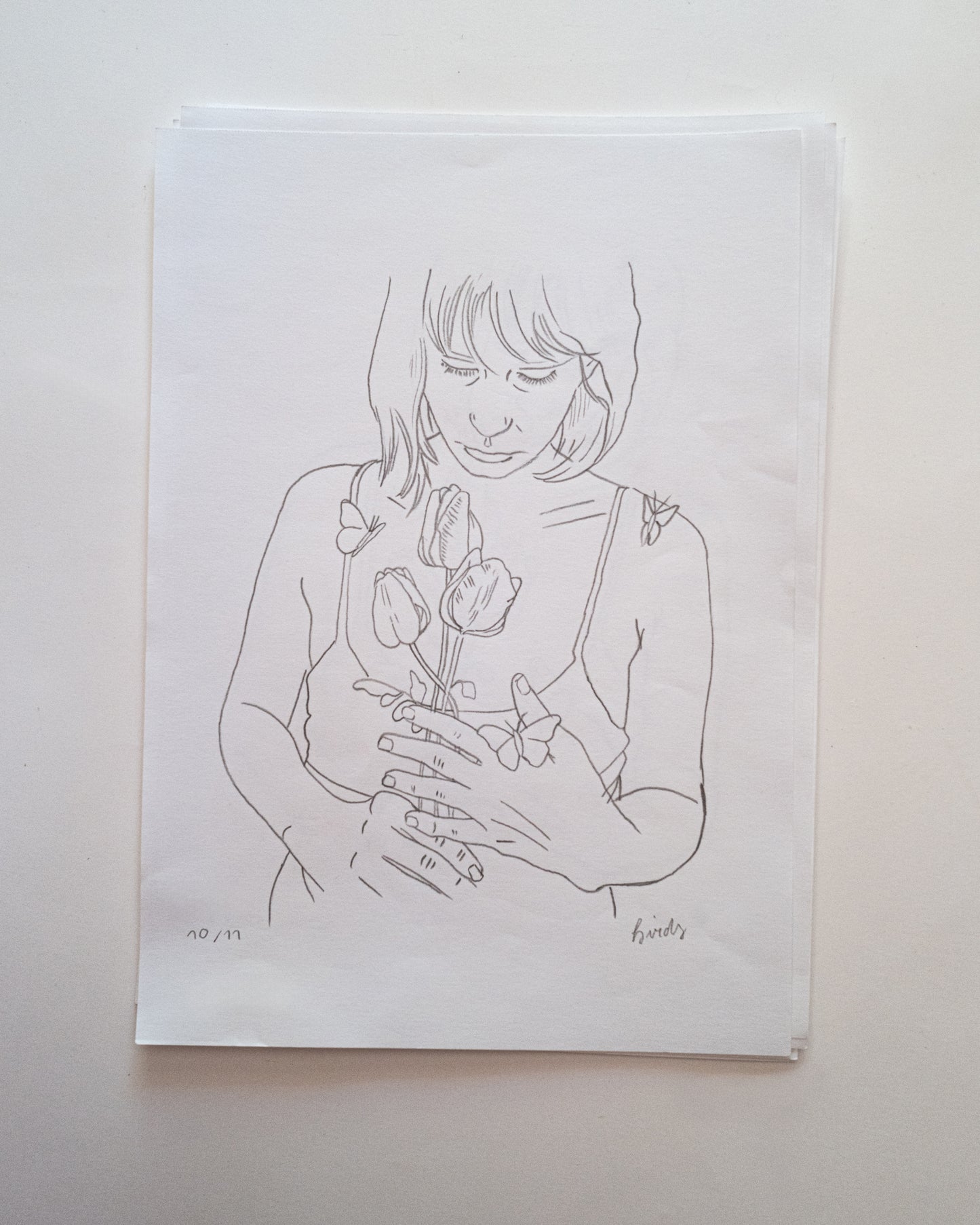 Croquis "Là où vont les larmes".