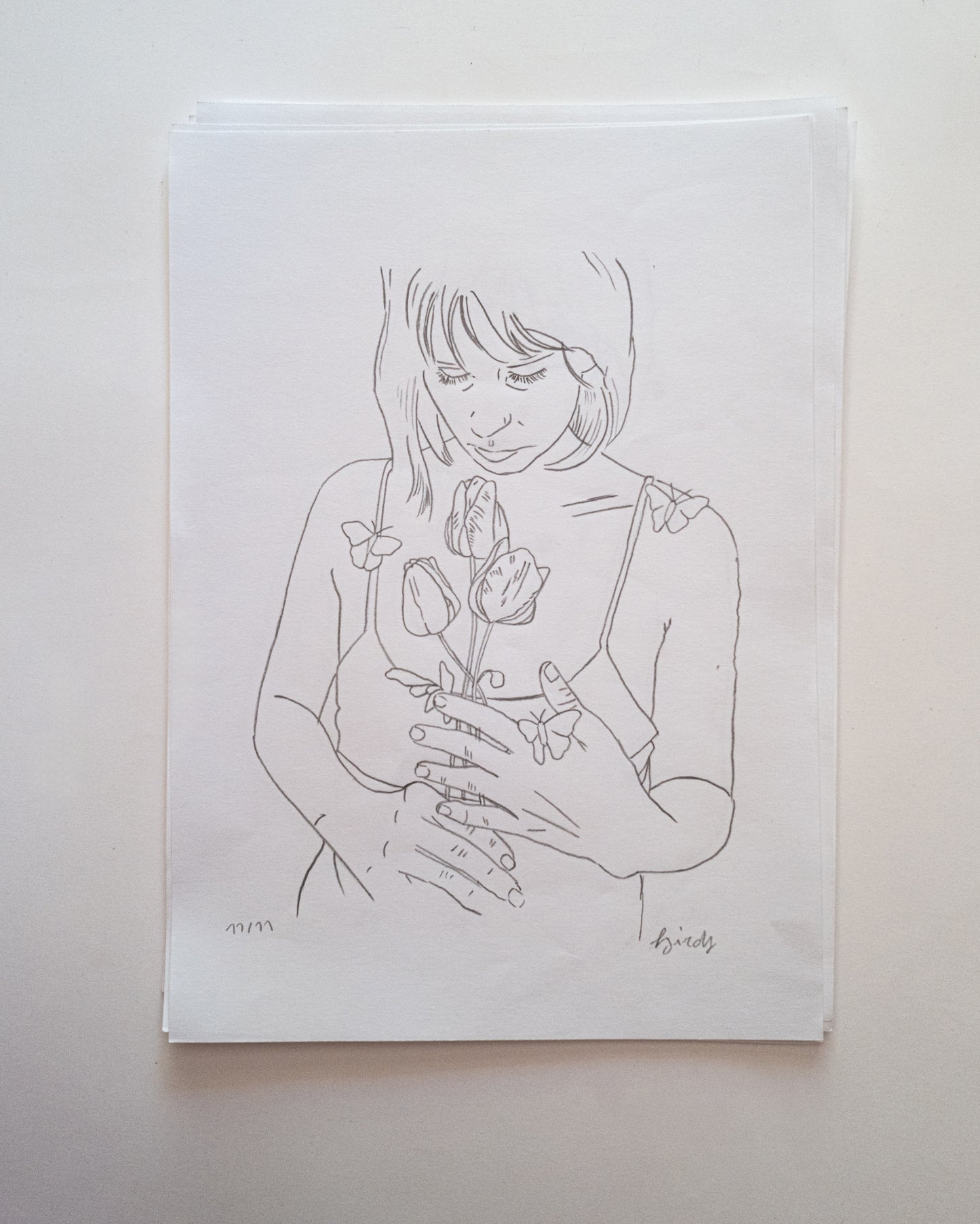 Croquis "Là où vont les larmes".