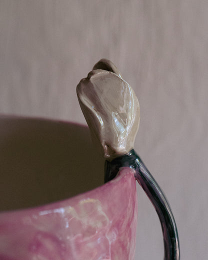 Vase "plus de tulipes svp".