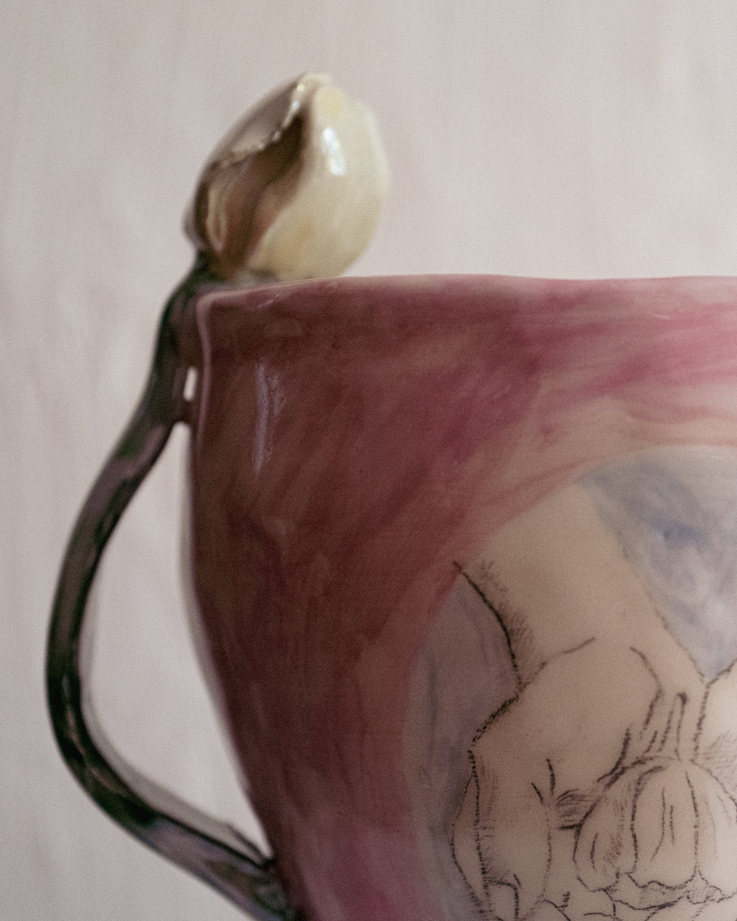 Vase "plus de tulipes svp".