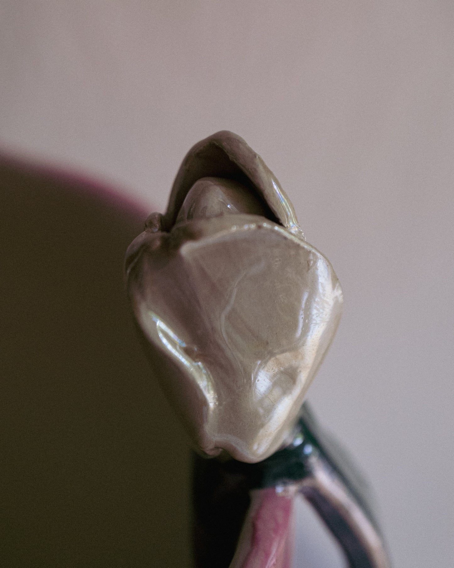 Vase "plus de tulipes svp".