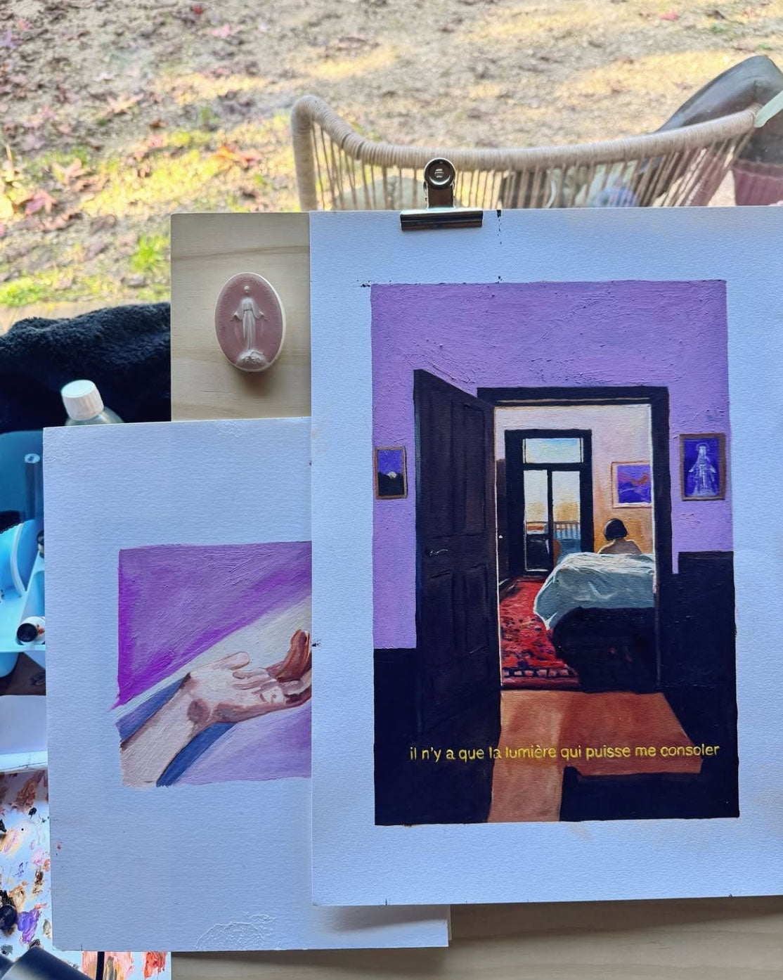 Il n'y a que la lumière.