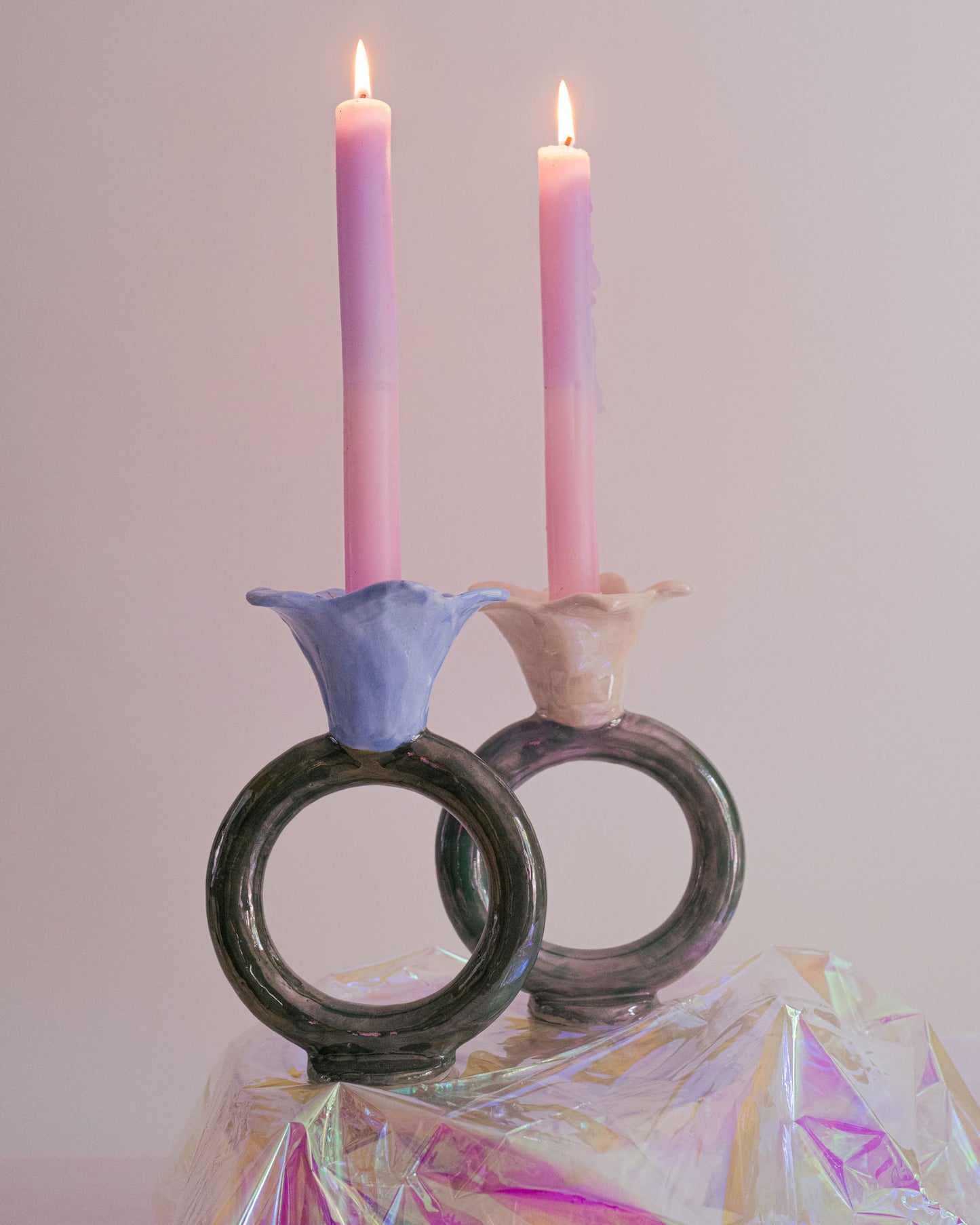 Bougeoirs “Chants de Lumière”.