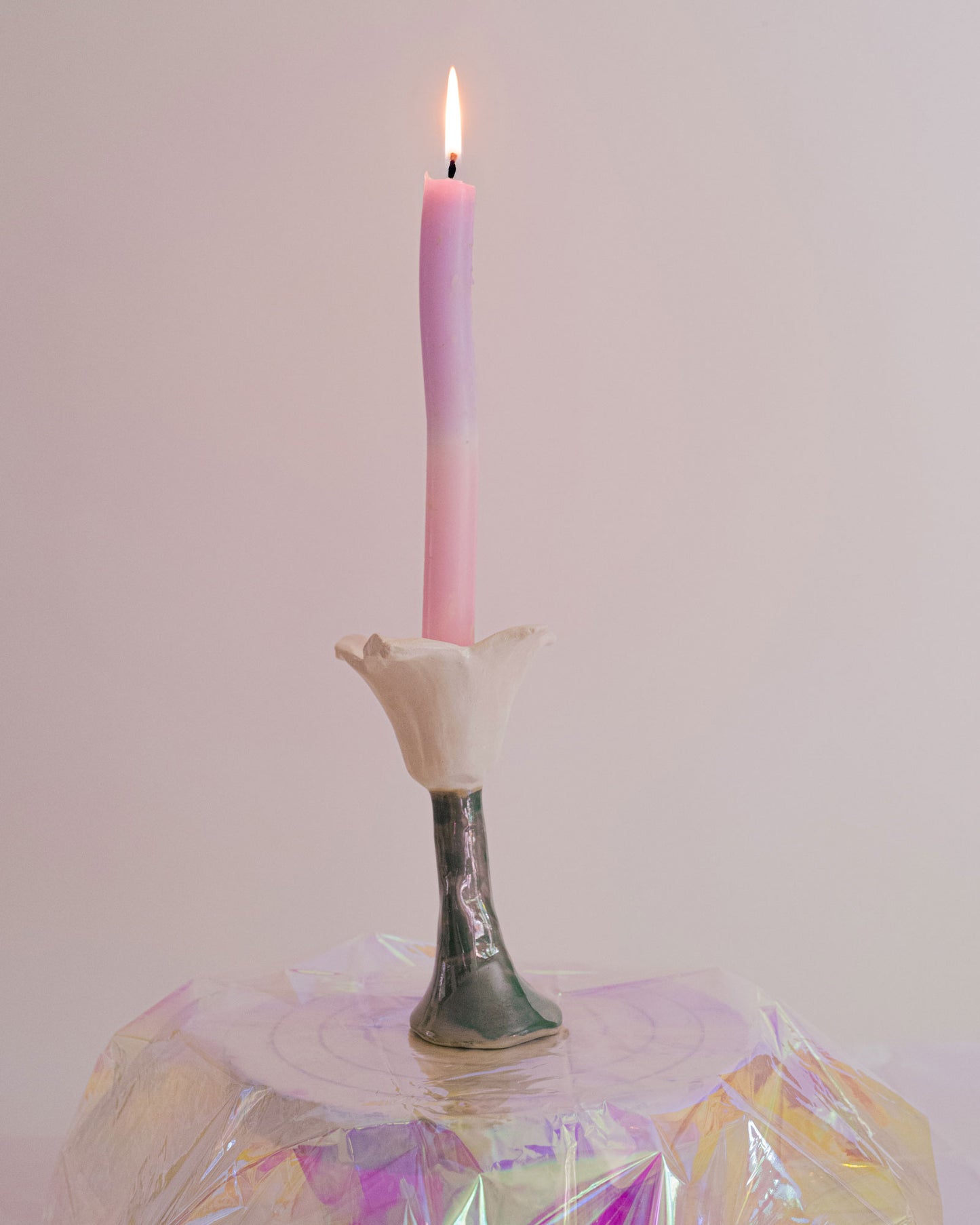 Bougeoir “Chant de Lumière”. (simple)