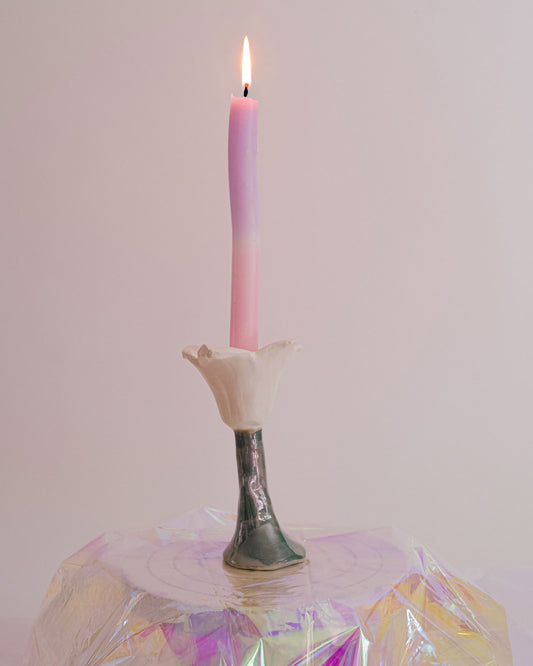 Bougeoir “Chant de Lumière”. (simple)