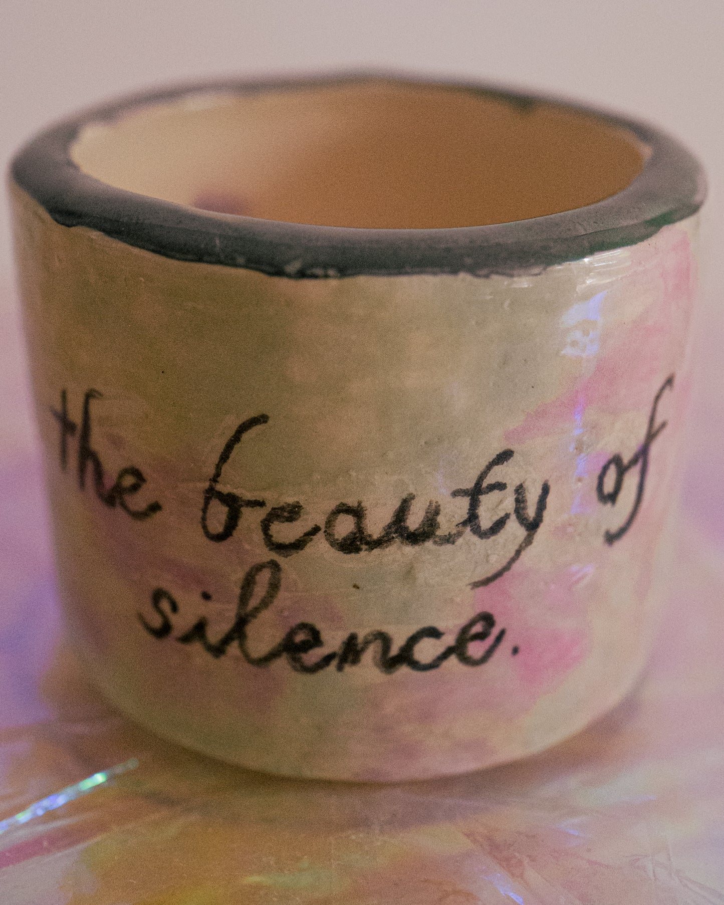 Tasse à expresso "the beauty of silence".