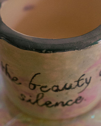 Tasse à expresso "the beauty of silence".