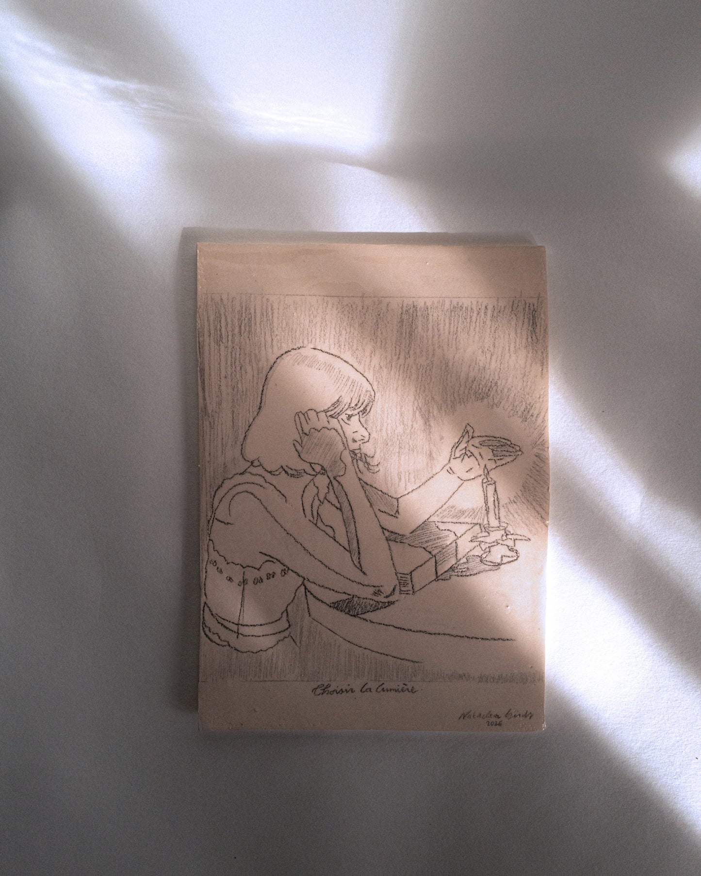 Croquis éternel "choisir la lumière”.