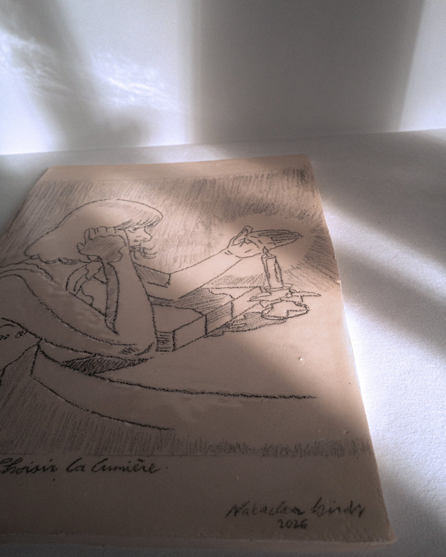 Croquis éternel "choisir la lumière”.