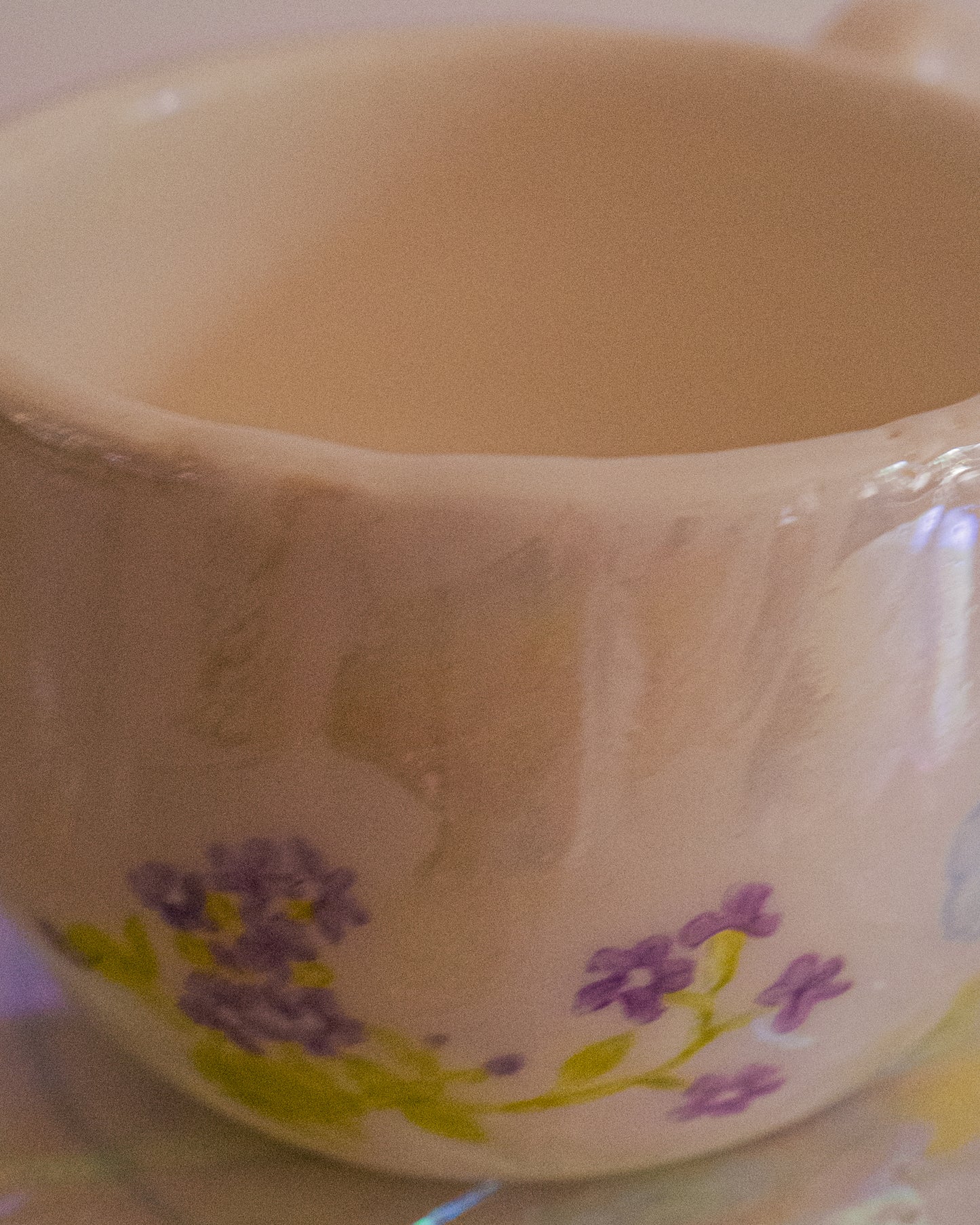 Tasse "plus de fleurs svp".