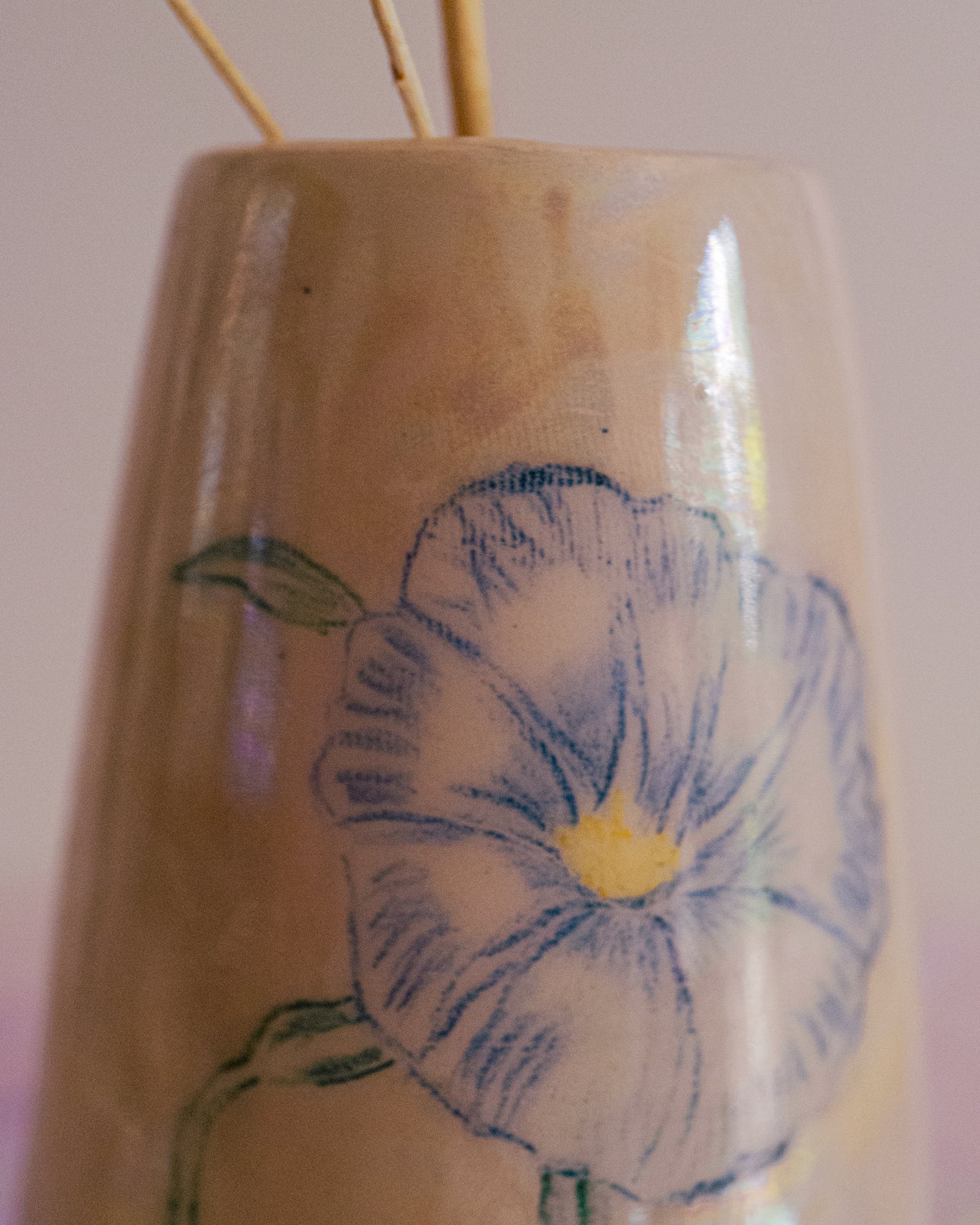 Petit vase "ipomée".