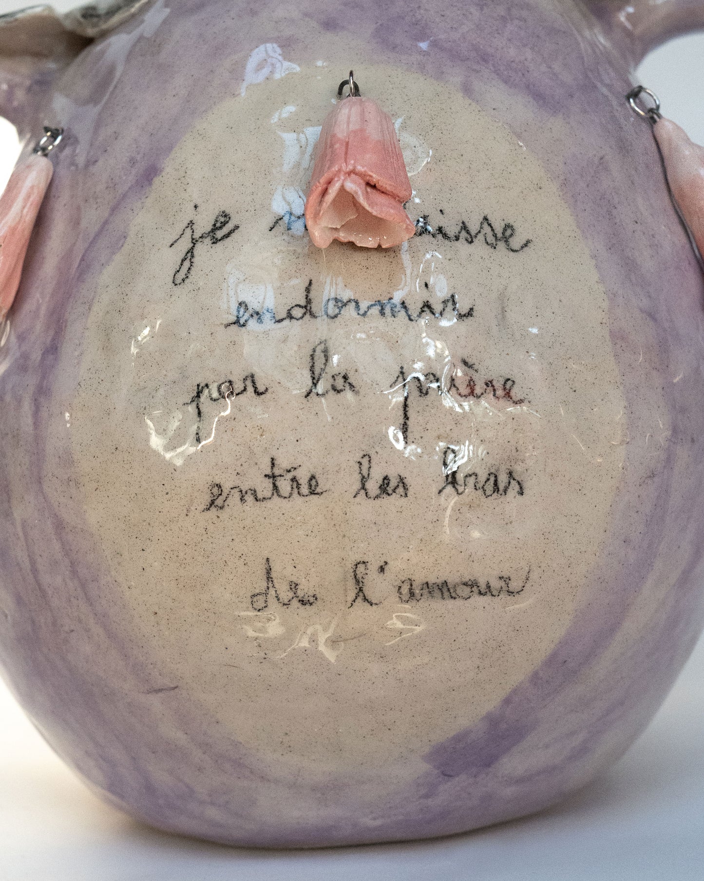 Vase "entre les bras de l'amour".