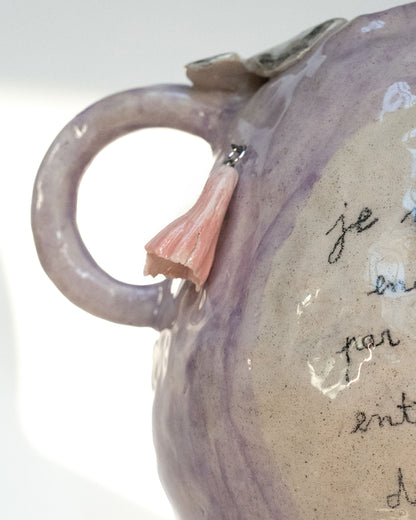 Vase "entre les bras de l'amour".