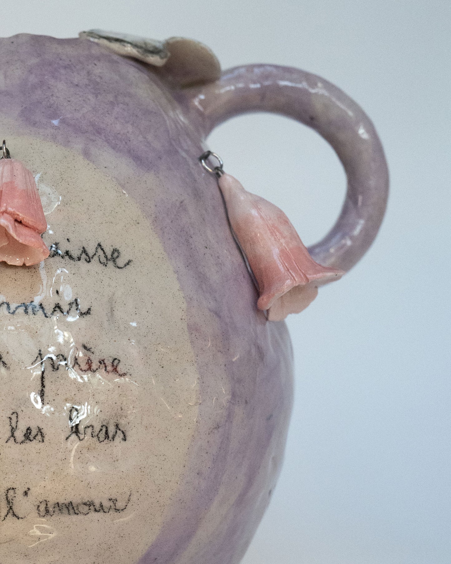 Vase "entre les bras de l'amour".