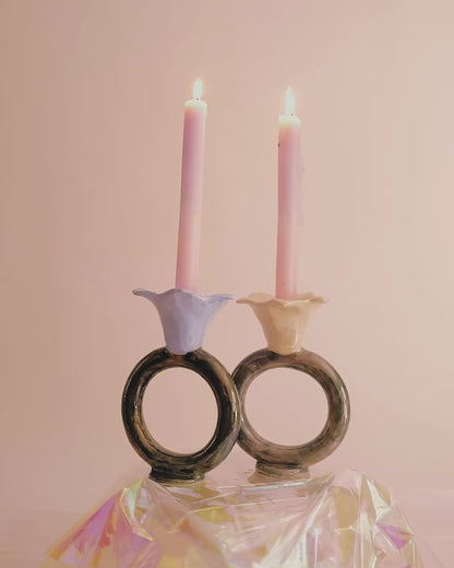 Bougeoirs “Chants de Lumière”.