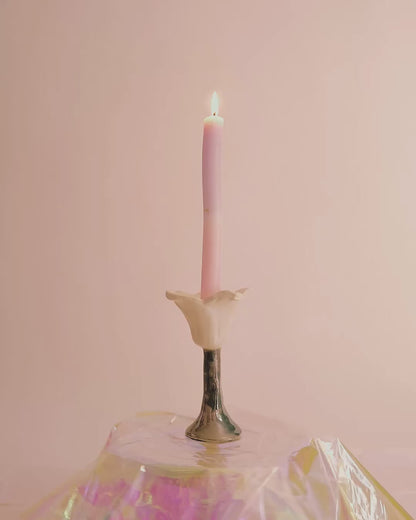 Bougeoir “Chant de Lumière”. (simple)