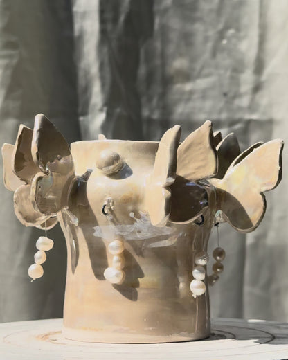 Petit vase "couronne de silence".